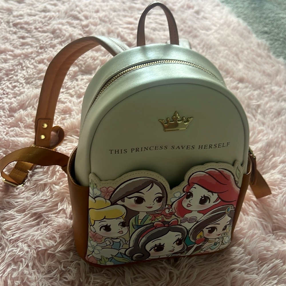 Loungefly Disney Princess Chibi Characters Backpack